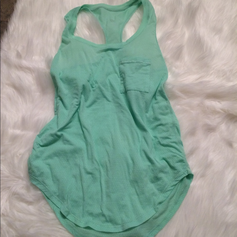 Lululemon athletica tank top mint green size 6